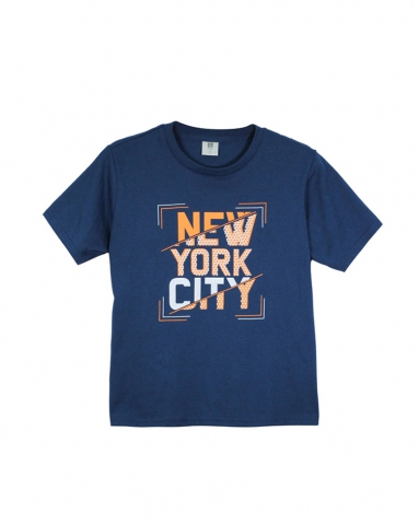 BOYS NEW YORK CITY GRAPHIC TEE IN DARK NAVY - TOPS - KIDS